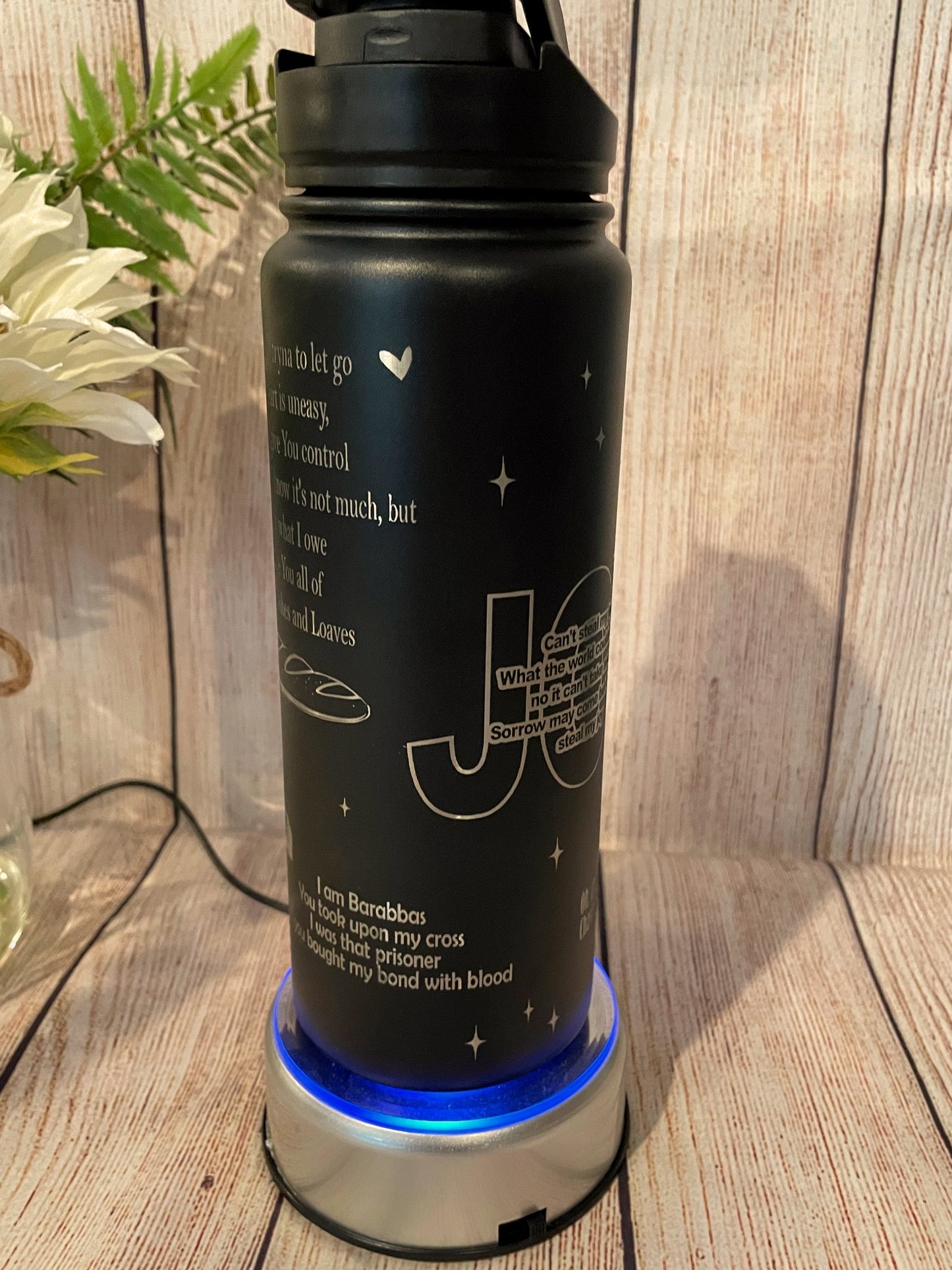 Josiah Queen Songs Water Bottle Tumbler | Joya Creations