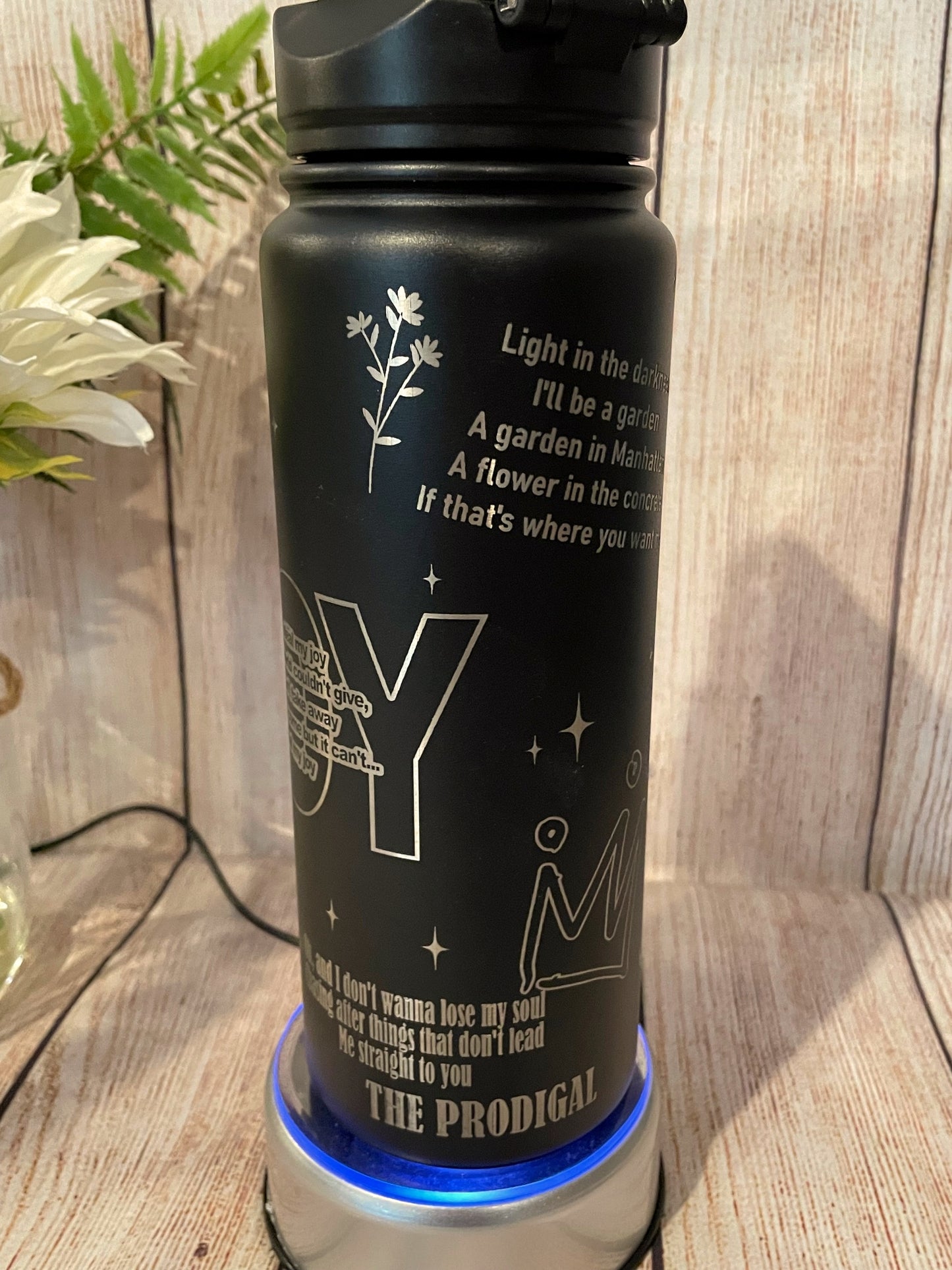 Josiah Queen Songs Water Bottle Tumbler | Joya Creations