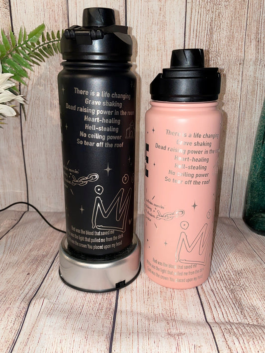 BRANDON LAKE Songs Water Bottle Tumbler | Joya Creations