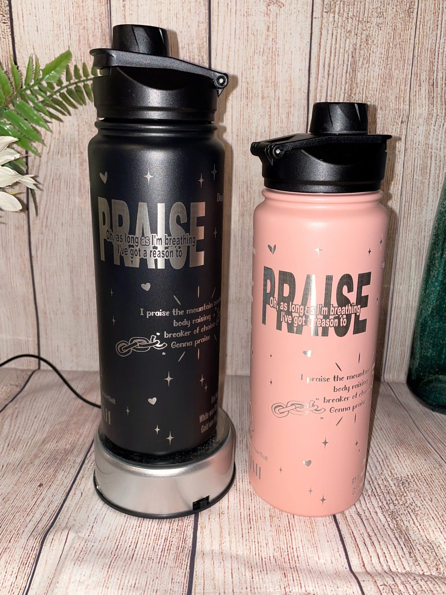 BRANDON LAKE Songs Water Bottle Tumbler | Joya Creations