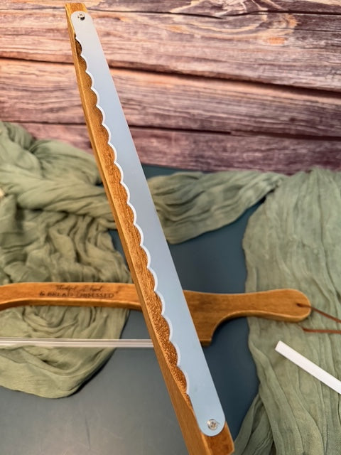 Personalized Laser Engraved Bread Knife – 15.7"  – Custom Gift for Bakers & Bread Lovers | JOYA CREATIONS