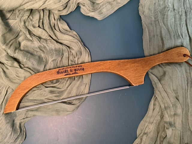 Personalized Laser Engraved Bread Knife – 15.7"  – Custom Gift for Bakers & Bread Lovers | JOYA CREATIONS