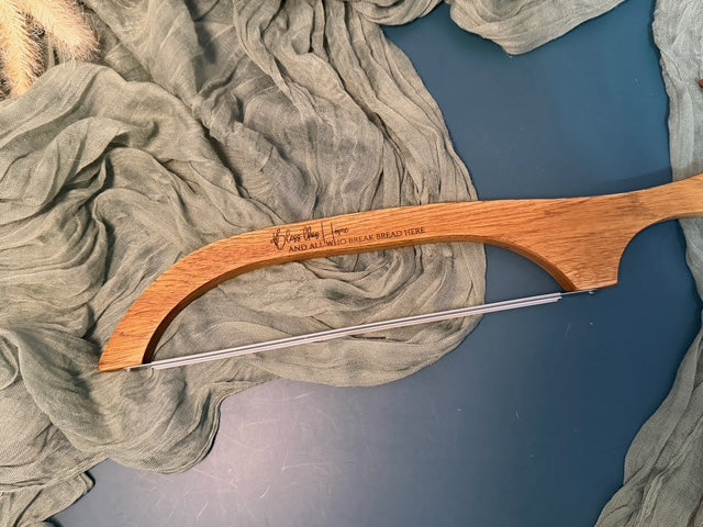 Personalized Laser Engraved Bread Knife – 15.7"  – Custom Gift for Bakers & Bread Lovers | JOYA CREATIONS
