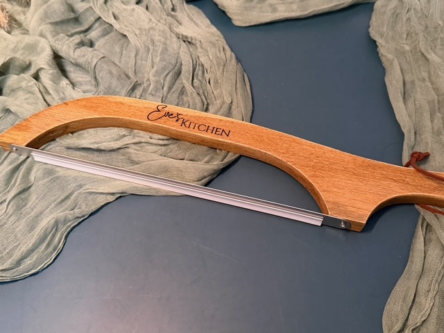 Personalized Laser Engraved Bread Knife – 15.7"  – Custom Gift for Bakers & Bread Lovers | JOYA CREATIONS