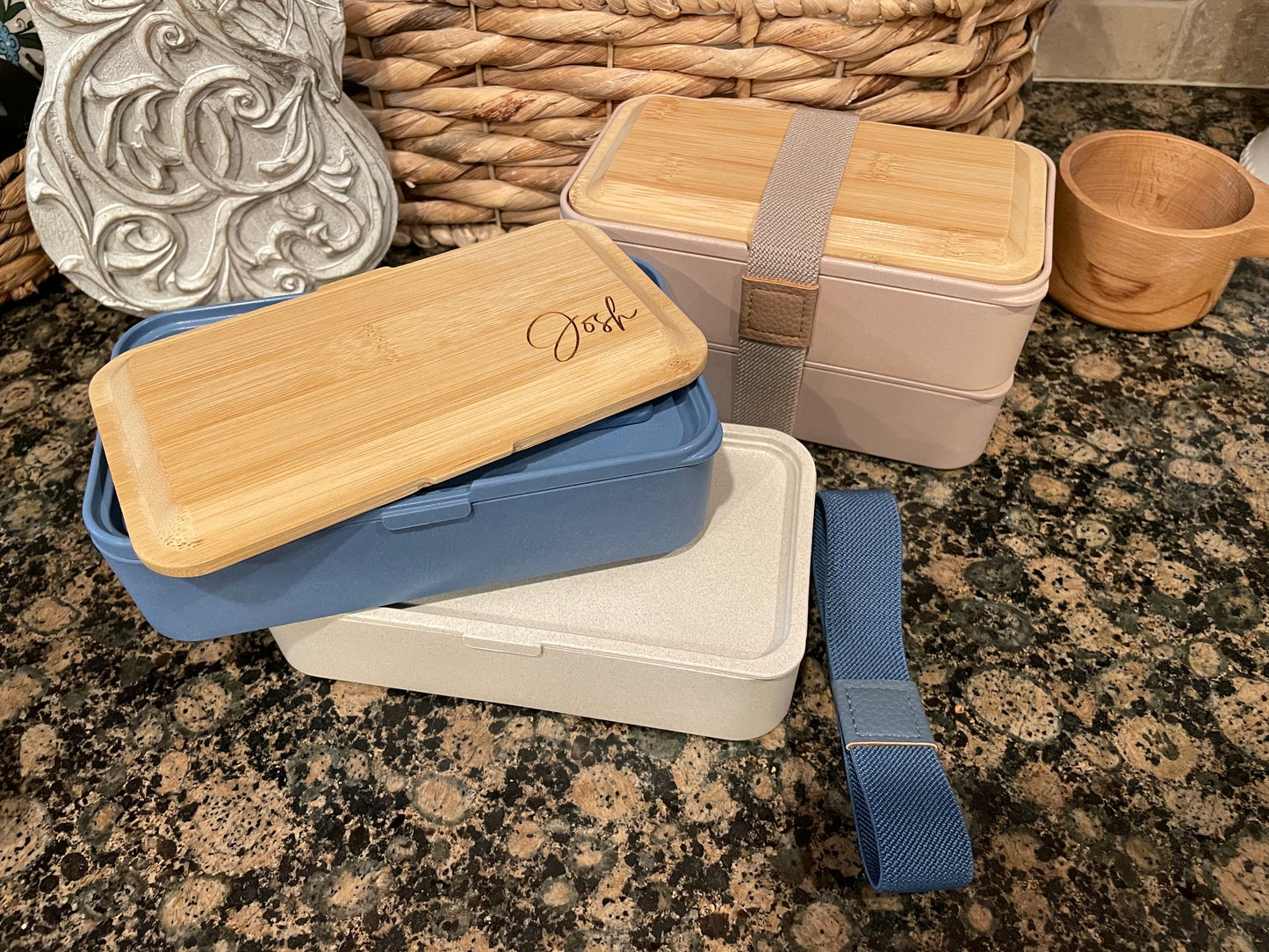 Custom Engraved Lunch Bento Box | Joya Creations